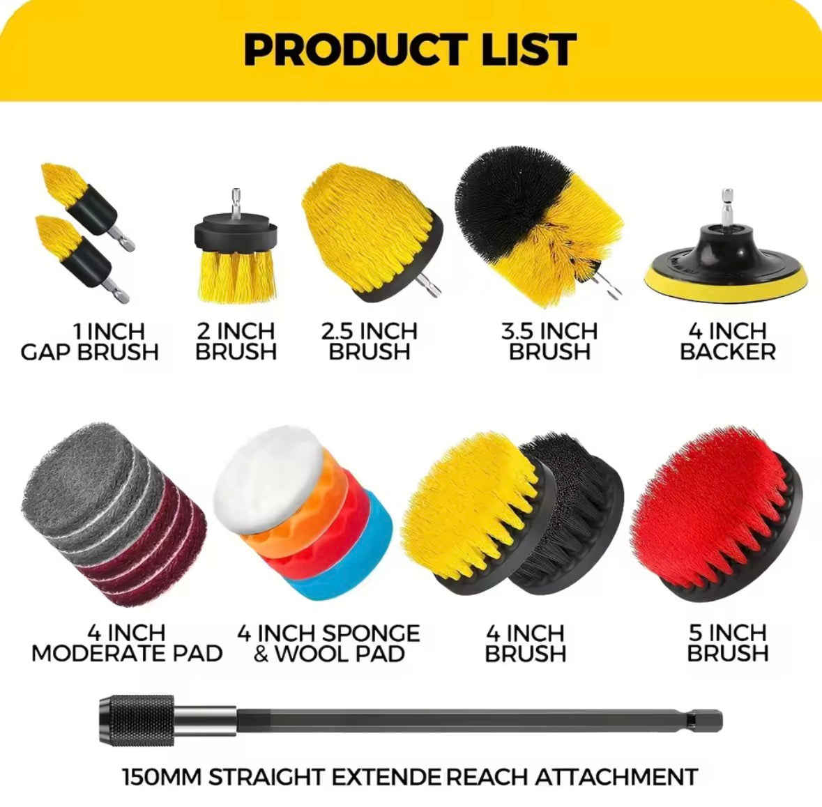 Brosse nettoyage perceuse